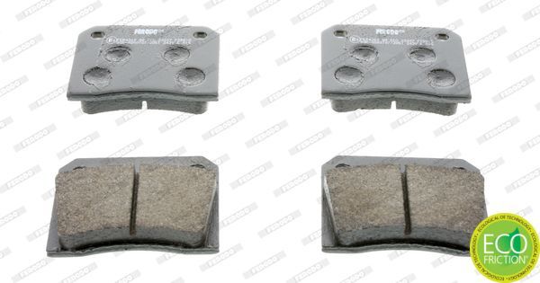 Stabdžių trinkelių rinkinys, diskinis stabdys FERODO FDB815