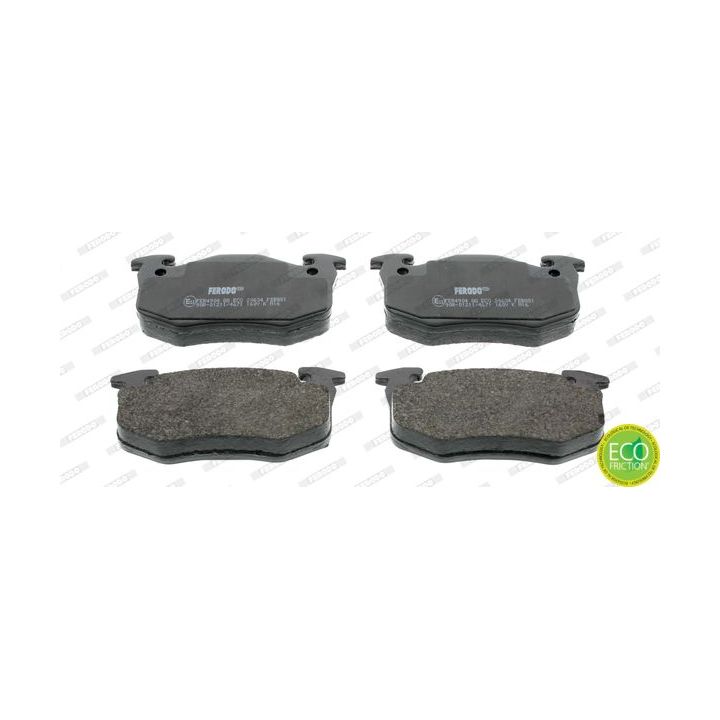 Stabdžių trinkelių rinkinys, diskinis stabdys FERODO FDB881