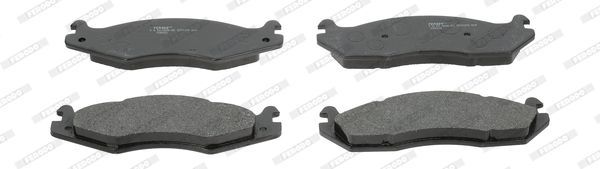 Stabdžių trinkelių rinkinys, diskinis stabdys FERODO FDB920