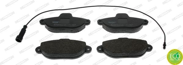 Stabdžių trinkelių rinkinys, diskinis stabdys FERODO FDB925