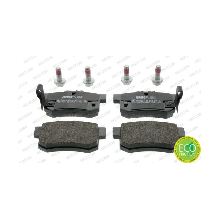 Stabdžių trinkelių rinkinys, diskinis stabdys FERODO FDB956