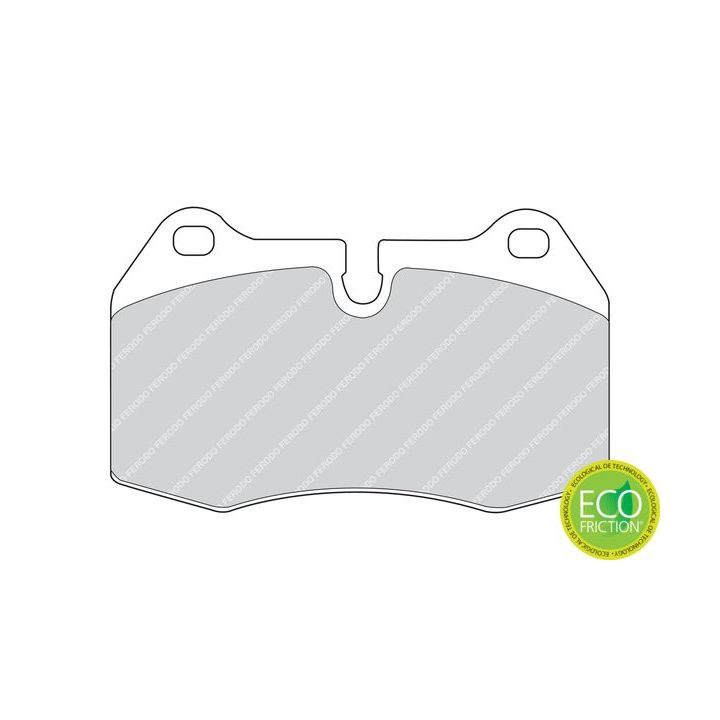 Stabdžių trinkelių rinkinys, diskinis stabdys FERODO FDB998