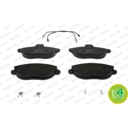 Stabdžių trinkelių rinkinys, diskinis stabdys FERODO FVR1002