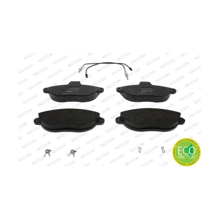 Stabdžių trinkelių rinkinys, diskinis stabdys FERODO FVR1002