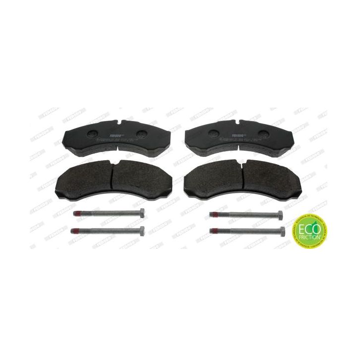Stabdžių trinkelių rinkinys, diskinis stabdys FERODO FVR1102