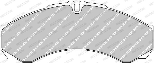 Stabdžių trinkelių rinkinys, diskinis stabdys FERODO FVR1102