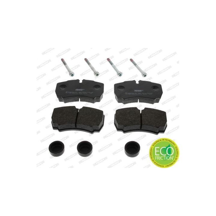 Stabdžių trinkelių rinkinys, diskinis stabdys FERODO FVR1405