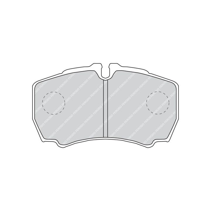 Stabdžių trinkelių rinkinys, diskinis stabdys FERODO FVR1405