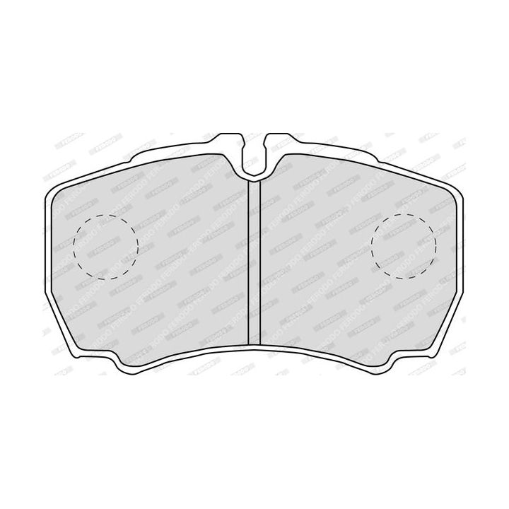 Stabdžių trinkelių rinkinys, diskinis stabdys FERODO FVR1405