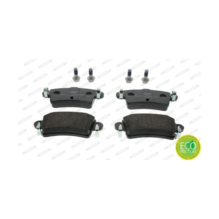 Stabdžių trinkelių rinkinys, diskinis stabdys FERODO FVR1453