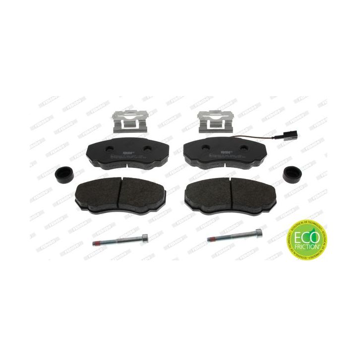 Stabdžių trinkelių rinkinys, diskinis stabdys FERODO FVR1478