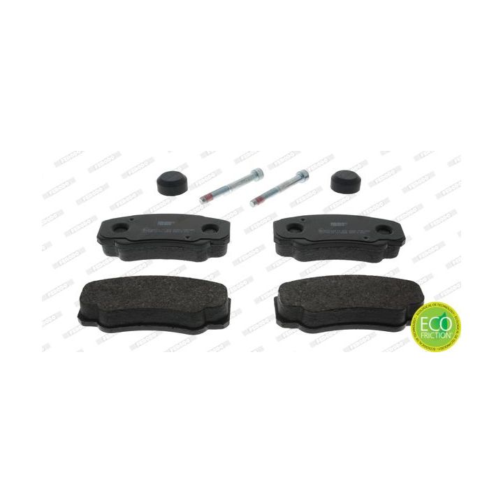 Stabdžių trinkelių rinkinys, diskinis stabdys FERODO FVR1480