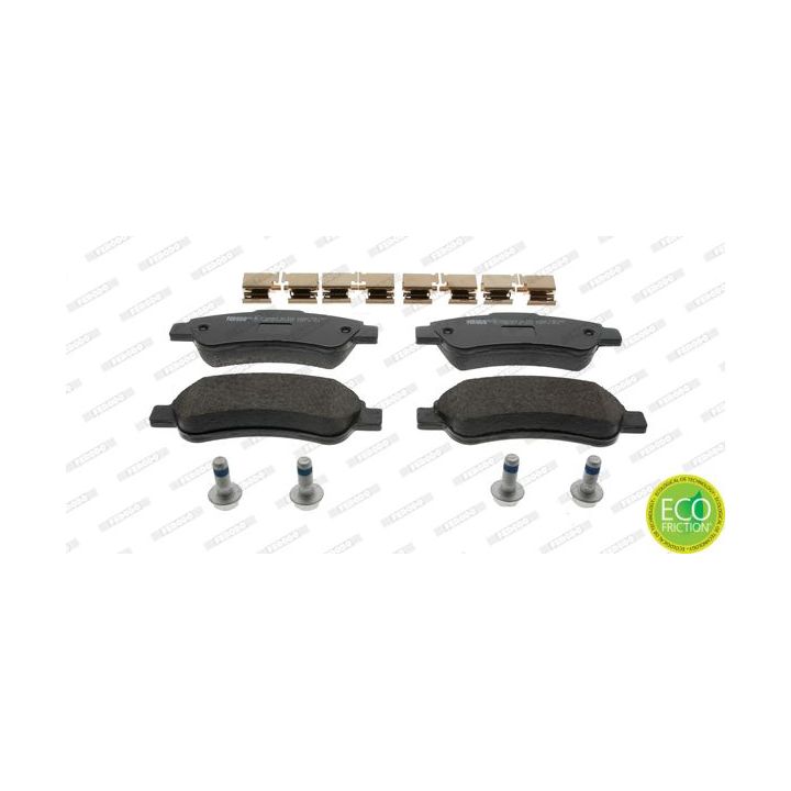 Stabdžių trinkelių rinkinys, diskinis stabdys FERODO FVR1927