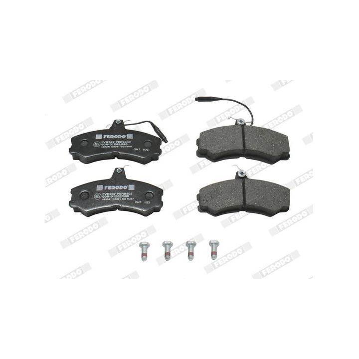 Stabdžių trinkelių rinkinys, diskinis stabdys FERODO FVR287