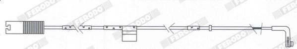 įspėjimo kontaktas, stabdžių trinkelių susidėvėjimas FERODO FWI332