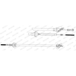 Sankabos trosas FERODO FCC421091