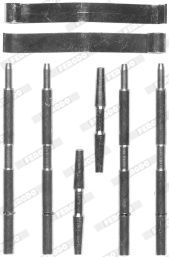 Priedų komplektas, diskinių stabdžių trinkelės FERODO FBA457