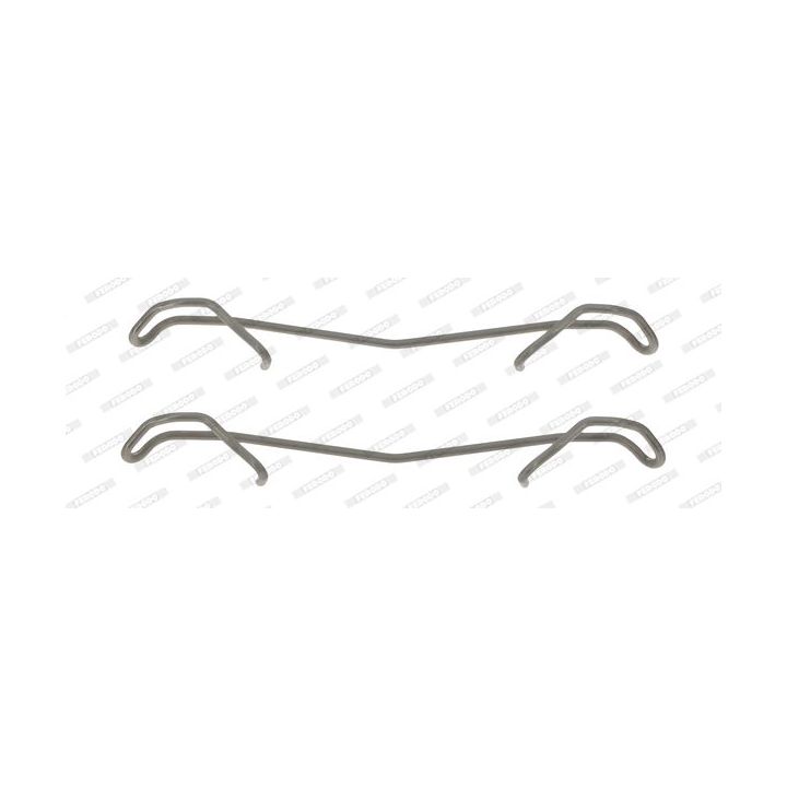 Priedų komplektas, diskinių stabdžių trinkelės FERODO FBA463