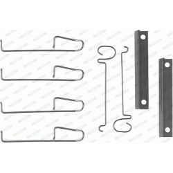 Priedų komplektas, diskinių stabdžių trinkelės FERODO FBA473