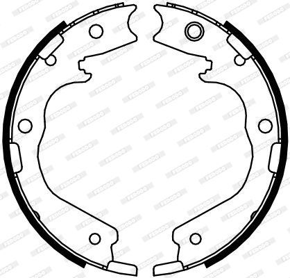 Stabdžių trinkelių komplektas, stovėjimo stabdis FERODO FSB4091