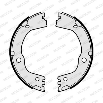 Stabdžių trinkelių komplektas, stovėjimo stabdis FERODO FSB4198