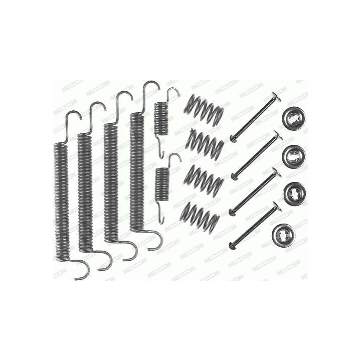 Priedų komplektas, stabdžių trinkelės FERODO FBA11