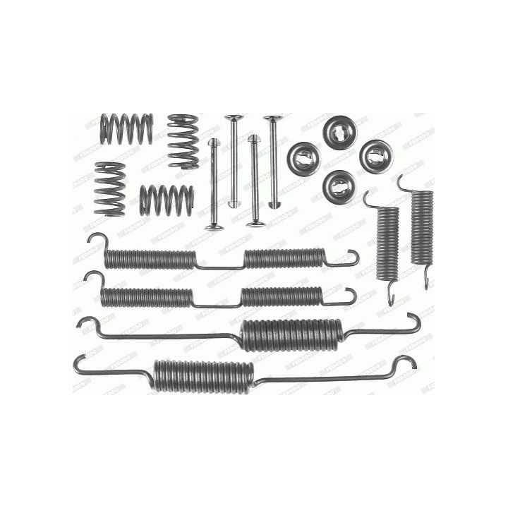 Priedų komplektas, stabdžių trinkelės FERODO FBA150