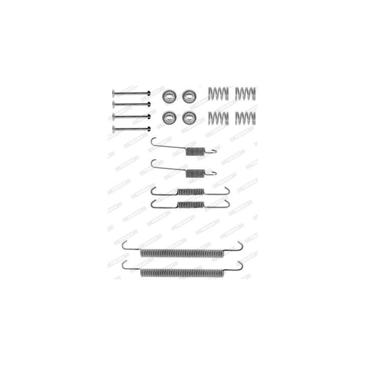 Priedų komplektas, stabdžių trinkelės FERODO FBA203