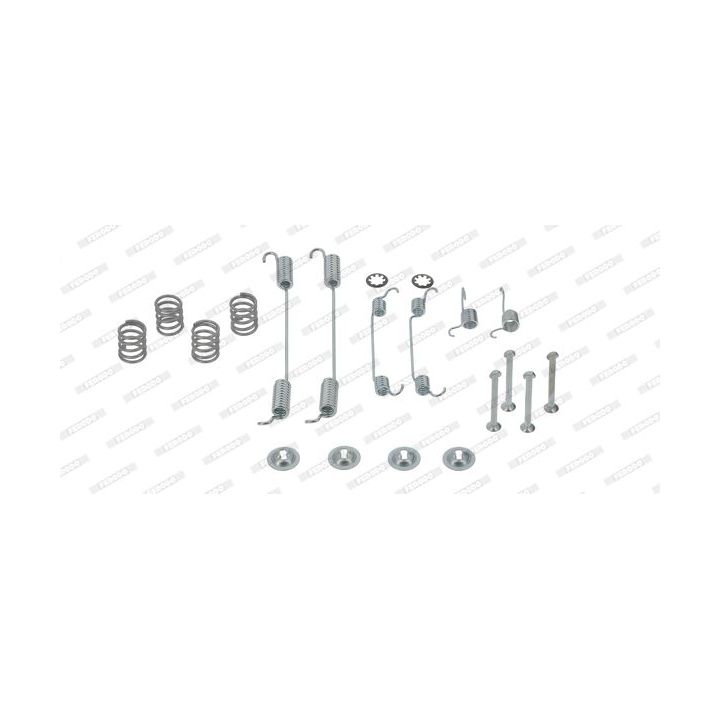 Priedų komplektas, stabdžių trinkelės FERODO FBA204