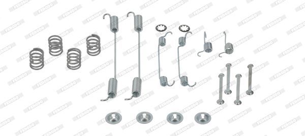 Priedų komplektas, stabdžių trinkelės FERODO FBA204