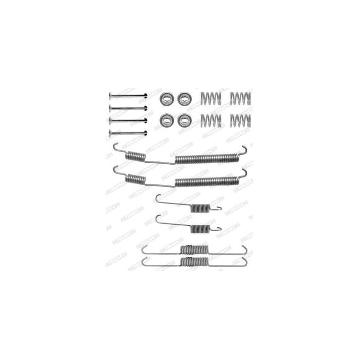 Priedų komplektas, stabdžių trinkelės FERODO FBA206