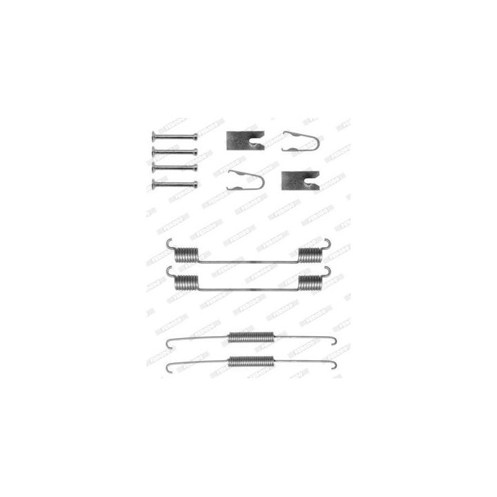 Priedų komplektas, stabdžių trinkelės FERODO FBA207