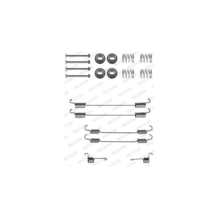 Priedų komplektas, stabdžių trinkelės FERODO FBA211