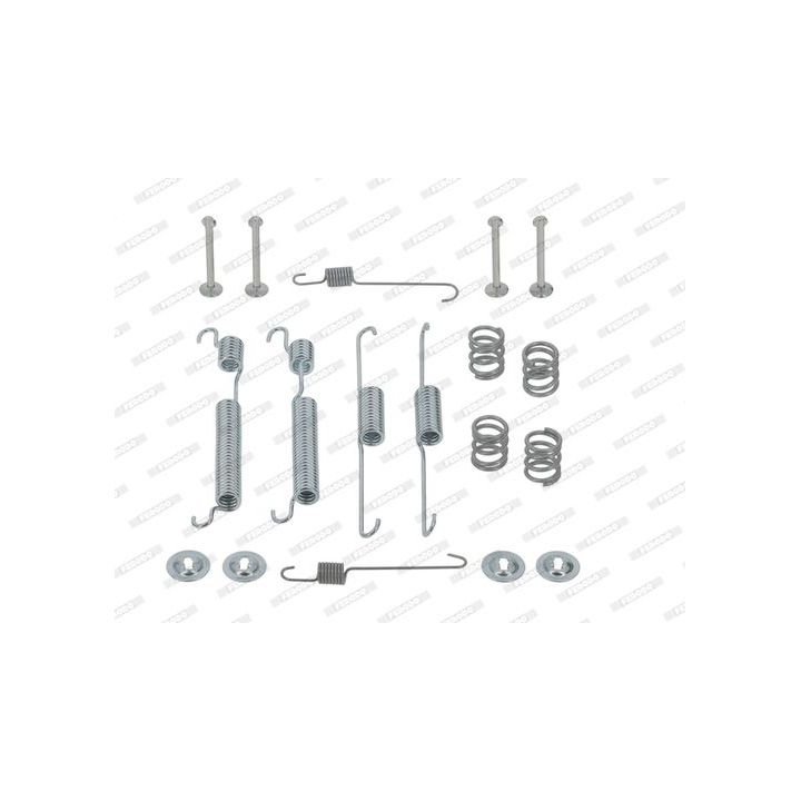 Priedų komplektas, stabdžių trinkelės FERODO FBA251