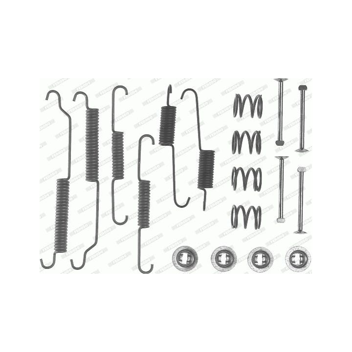 Priedų komplektas, stabdžių trinkelės FERODO FBA30