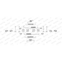 Priedų komplektas, stabdžių trinkelės FERODO FBA53