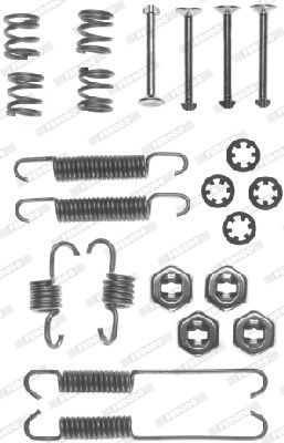 Priedų komplektas, stabdžių trinkelės FERODO FBA53