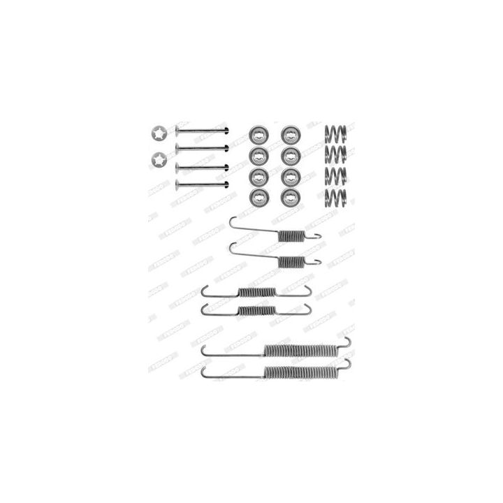 Priedų komplektas, stabdžių trinkelės FERODO FBA56