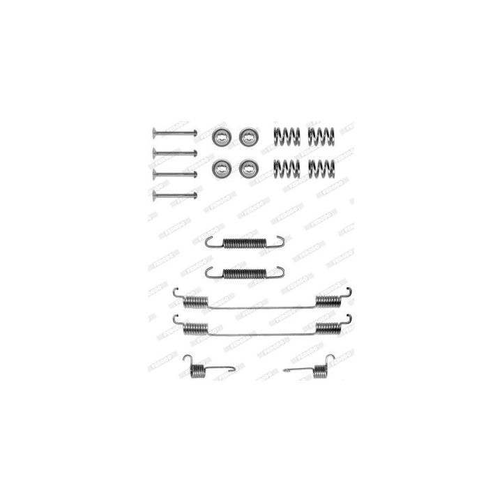 Priedų komplektas, stabdžių trinkelės FERODO FBA59