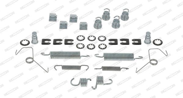 Priedų komplektas, stabdžių trinkelės FERODO FBA62