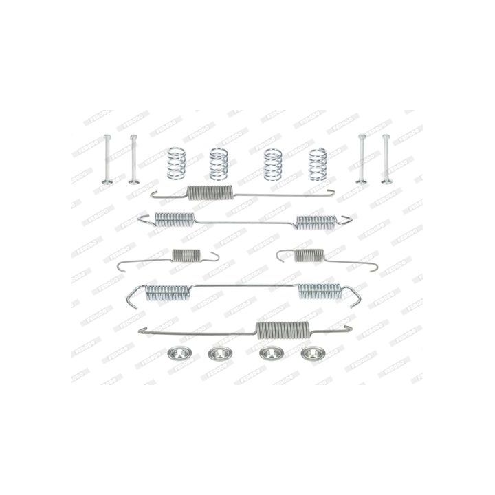 Priedų komplektas, stabdžių trinkelės FERODO FBA63