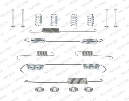 Priedų komplektas, stabdžių trinkelės FERODO FBA63