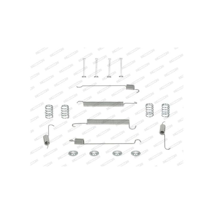 Priedų komplektas, stabdžių trinkelės FERODO FBA8