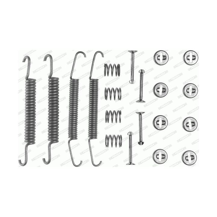 Priedų komplektas, stabdžių trinkelės FERODO FBA9