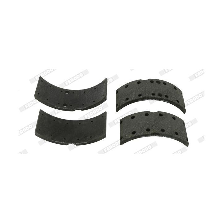 Stabdžių antdėklo rinkinys, būgninis stabdys FERODO K17096.0-F3653