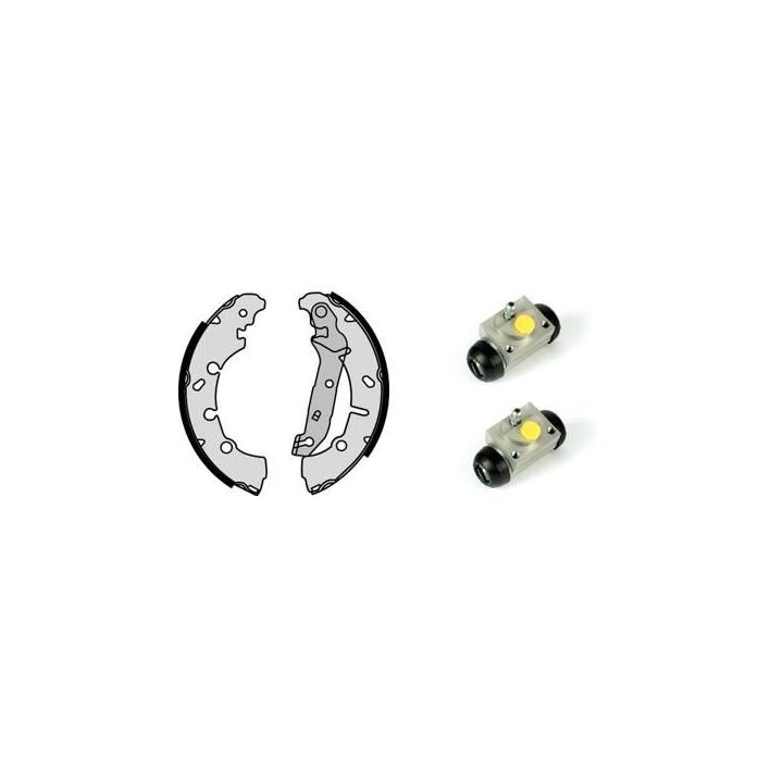 Stabdžių trinkelių komplektas BREMBO H 24 062