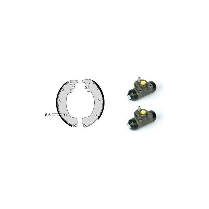 Stabdžių trinkelių komplektas BREMBO H 68 020