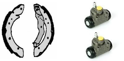 Stabdžių trinkelių komplektas BREMBO H 68 060