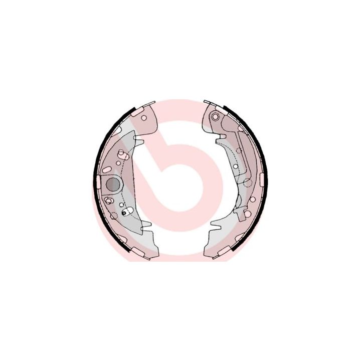 Stabdžių trinkelių komplektas BREMBO S 11 504