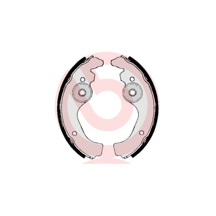 Stabdžių trinkelių komplektas BREMBO S 23 502